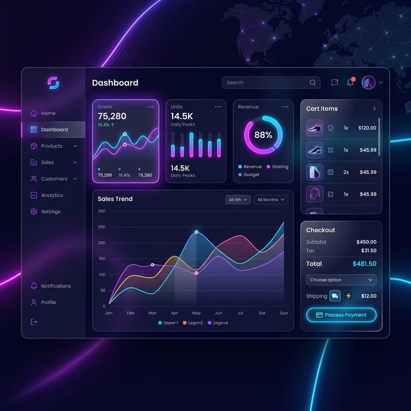 How I Built a Professional Shop Management Software (FaizanKiShop) Using AI